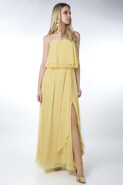 Robe De Demoiselle Dhonneur Jaune Sublime Votre Mariage